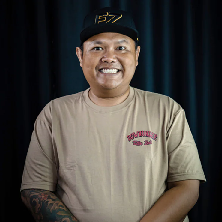 Ringgo, tattoo artist at Downunder Tattoo Bali